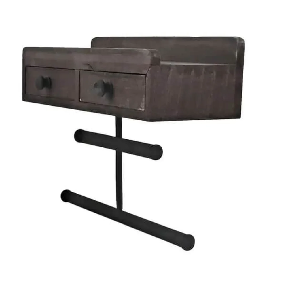 2 Drawers Bracelets & Necklaces Jewelry Wall Display - NWOB - Dark brown